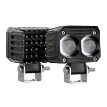 Luces LED de Conducción para Motocicleta de 2.5 Pulgadas, Luces LED de Doble Color Amarillo/ para ATV UTV SUV Coches de Campo y Camiones