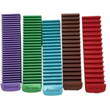 Polymer Clay Thickness Guide , 5 Color-Coded Thickness Cutting Tools (2mm, 3mm, 4mm, 5mm, 6mm),3D Printed