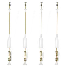 AJK72909307 Washing Machine Suspension Rod with Enhancing Stability and Damping Elasticity Spring Suspension Pull Rod