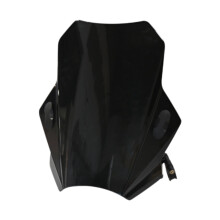 Motorcycle Windscreen Replacement Universal 22 25 28mm Black