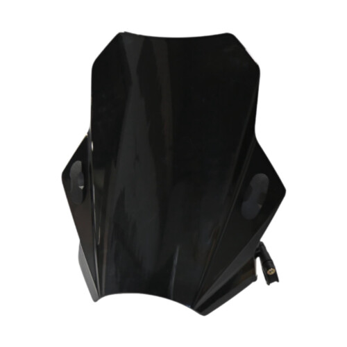 Motorcycle Windscreen Replacement Universal 22 25 28mm Black