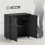 Two-Tier Locking Office Storage Cabinet - Black 5