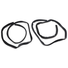 2PCS Front Roof Side Rail Weatherstrip for AE86 1983-1987 2-Door 62381-12140,62382-12150