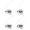 XP600 Ink Damper Replacement, for DTF Printer Ink System, Compatible Parts for Selected XP600 Printhead Setups 4pc 1