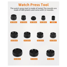 Professional Watch Press Set for CASE Closing Tool & Fitting Dies - Essential Watch Repair 62-Piece Set