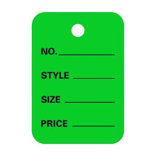 Blank Hard Paper Price Tags 1x2 Inch 100 pcs