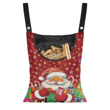 Santa Claus Clothespin Bag Holder Large Opening Reusable