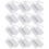 Electrode Pads 2x4" 24Pcs 3rd Gen Reusable Tens Unit Pads Replacement SM Electrodes Compatible for TENS 1