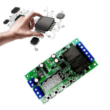 YF-7 DC7-30V Dual Channel Verzögerungsrelais Modul Steuerungsschalter Multifunktionaler Puls-Auslöser Zyklus-Timer 0,01s-999m