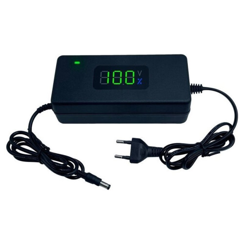 42V 2A Digitale Display Lithium Batterij Oplader DC5525 Plug Voeding Adapters met Koelventilator EU Plug 1