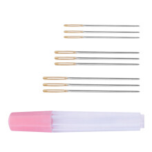 Stainless Steel Embroidery Needles Large Eye Blunt