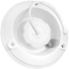 RV Fresh Water Inlet ABS Plastic Gravity Fill Hatch Inlet with Dustproof Cover Water Tank Replacement Adapter WHITE
