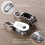 Stainless Steel Pulley 8.5 x 3 cm 4 pcs 2