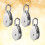 Stainless Steel Pulley 8.5 x 3 cm 4 pcs 6