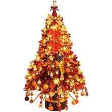 Handmade Bead Weaving Tabletop Tree DIY Kit, Multi-Themed Holiday Decor Set, Stress Relief Making Gift A