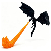 Dragon Bookshelf Nook Light,3D Printed Fire-Breathing Fantasy Shelf Decor Flying Dragon Design Halloween Shelf Display A