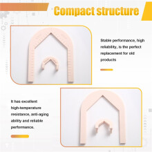 Soft Ceramic Earrings/Pendant Perforated Auxiliary Bracket with Scale Clay Thickness Balance Ruler Polymer Clay Tool