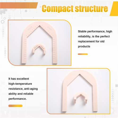 Soft Ceramic Earrings/Pendant Perforated Auxiliary Bracket with Scale Clay Thickness Balance Ruler Polymer Clay Tool