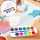 Semi-dry solid watercolor paint set 12 14 18 colors 1