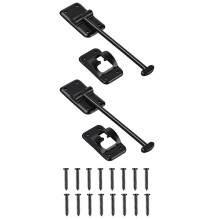RV T-Style Door Holder 6 Inch Door Catch Secure Hold-Open Design,16 Screws Included,Fits Many RV,Trailer Exterior Doors