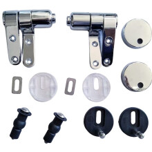 Toilet Cover Hinge Replacement Toilet Mounting Connector Quick Release Slow-Down Hinge Bathroom Accessories
