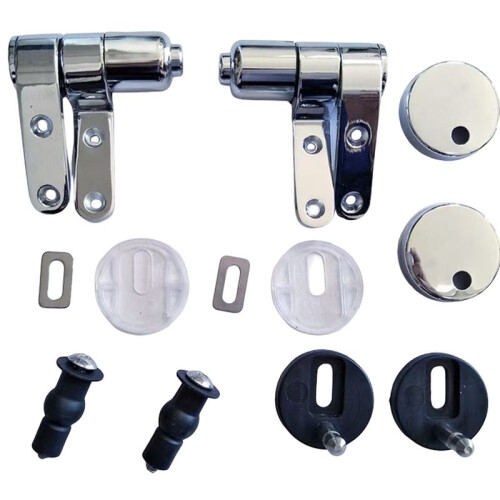 Toilet  Cover Hinge Replacement Toilet Mounting Connector Quick Release Slow-Down Hinge Bathroom Accessories