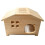 Bamboo Wood  Bird House with Pull-Out Metal Mesh, Breeding Nest Box for Small Parrots 1