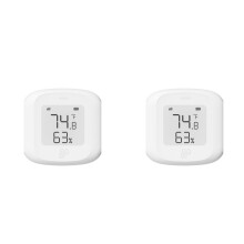 2X Tuya WiFi Temperatuur Vochtigheidssensor Indoor Hygrometer Thermometer met LCD-Scherm