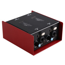 Wired Dynamic Handheld Microphone 48V Amplifier Portable Personal Headphone Monitoring Amplifier Volume Control
