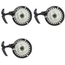 3X Zwart Metalen Moto Easy Pull Start voor 49cc Quad Crossmotor Air