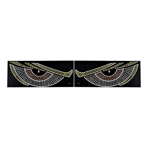 Dynamic Devil Eye Light Lamp for Car Window 2 pcs