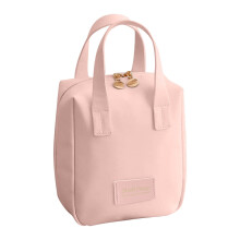 Travel Makeup Bag PU Leather Large U-Shaped Opening with
