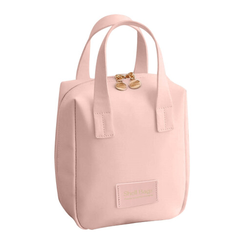 Travel Makeup Bag PU Leather Large U-Shaped Opening with