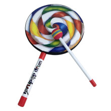 Orff Instruments 12Pack Lollipop Drums 6 Polegada Dance Props Instruments Percussion Instruments Hand Drum Preschool Education Toys