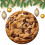 Chocolate Cookie Ceramic Ornament Round 1 Pack 2