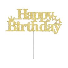 Birthday Cake Toppers Happy Birthday Card Decor 12 pcs