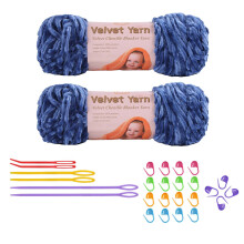 Chunky Yarn for Hand Knitting and Crochet Soft Velvet