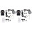 2X Gitarr Pickup Klassisk Gitarr Pickup Vibration Pickup BT Ackompanjemang Resonans Pickup 3-Bands EQ Equalizer Akustisk 1