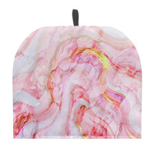 Marble Print Tea Cozy for Teapot with Hanging Ring 12.9 x