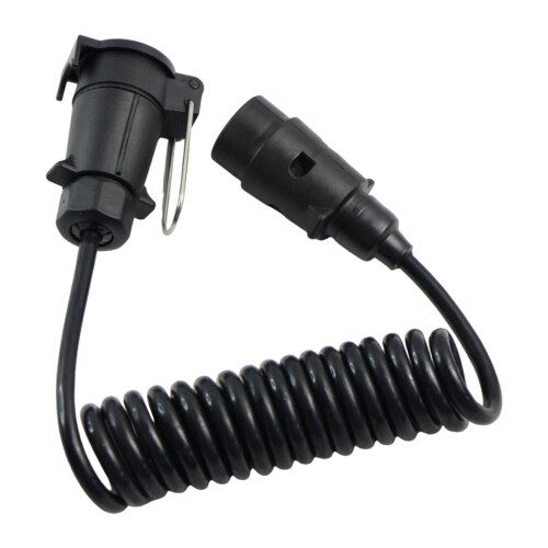 7-Pin Trailer Extension Cable Plug and Socket
