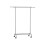 Clothes Rack - Metal - Dove Grey - Extendable with Wheels, 45 kg Max Load 1