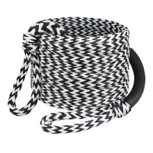 Boat Tow Rope 60ft 3K 18.3 Marine Towing Rope 60ft 3K 18.3 Meters Traction Rope for Wakeboard Paddle Board Kayak A