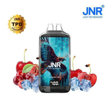 JNR - Falcon X 28000 Rechargeable avec 2x10ml E-liquide 20mg Saveur Cherry Ice Cerise Glacée