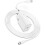 Chargeur - CYVENSMART - 20W USB-C - Câble 2m - Compatible iPhone/iPad - Blanc 1