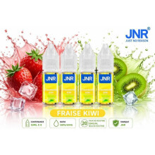 JNR Strawberry Kiwi 4pcs E-liquide 10ml 20mg/ml – Fraise Kiwi Saveur Fruitée – Sels de Nicotine 50/50 Vape