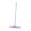 Purple Flat Mop with 360 Rotation, Adjustable Handle and 1