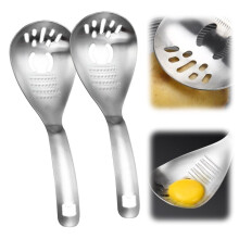 Stainless Steel Cooking Spoon Multipurpose 2PCS