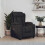 VidaXL vidaXL Massagesessel Elektrisch Schwarz Stoff 1