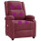 VidaXL vidaXL Ohrensessel mit Massagefunktion Weinrot Stoff 1