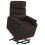 VidaXL vidaXL Massagesessel mit Aufstehhilfe Dunkelbraun Stoff 1